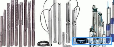 Submersible pumps for wells of different diameters Submersible pumps for wells of different diameters
