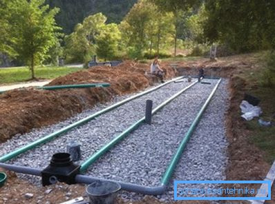 Filtration field under construction. Filtration field under construction.