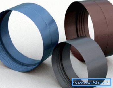 Polyethylene couplings.