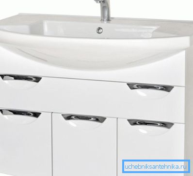 Full-size model with a bowl 90 cm wide Full-size model with a bowl 90 cm wide
