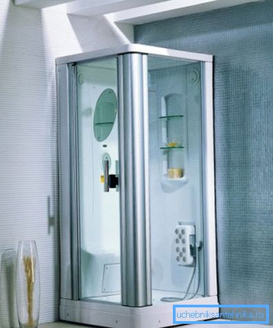 Completely closed design with the built-in mixer. Completely closed design with the built-in mixer.