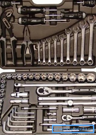 Full set of professional plumbing tools Full set of professional plumbing tools