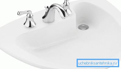 Semicircular sink with side drain Semicircular sink with side drain