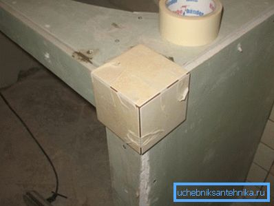 Sometimes for the creation of such structures use completely drywall systems, which can later be sheathed with tiles Sometimes for the creation of such structures use completely drywall systems, which can later be sheathed with tiles