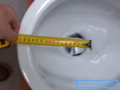 Sometimes in order to choose the right toilet, it is worth making certain measurements.