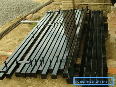 Sometimes the profile products for such needs are immediately made in the form of racks with places for fastening with the help of bolts Sometimes the profile products for such needs are immediately made in the form of racks with places for fastening with the help of bolts