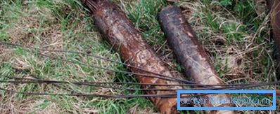 Rusted filters from the well Rusted filters from the well