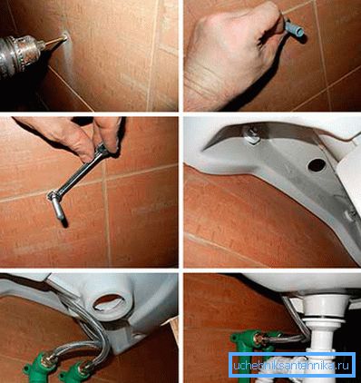 Step-by-step installation of the mounted shell Step-by-step installation of the mounted shell