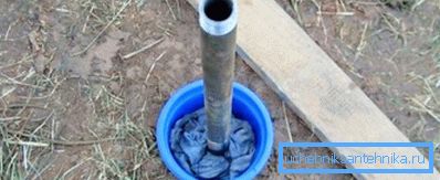 The last knee of the Abyssinian well with thread for connecting the pump The last knee of the Abyssinian well with thread for connecting the pump