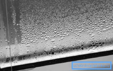 Sweating windows