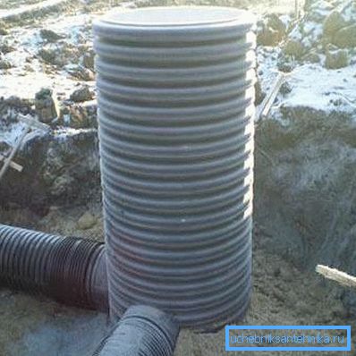 Rotary sewer well. Rotary sewer well.