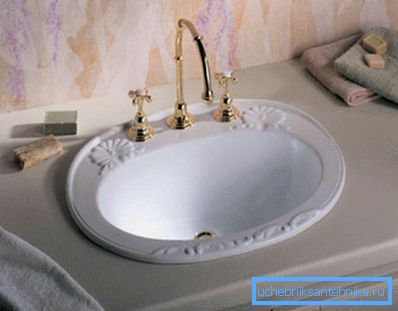 Presented porcelain sink. Presented porcelain sink.