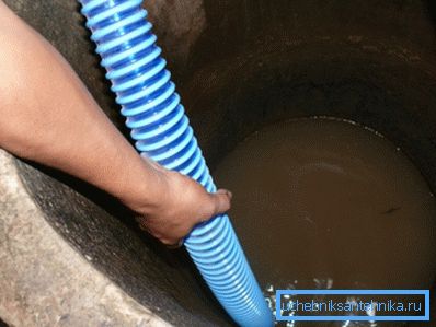 Pre-pumping water Pre-pumping water