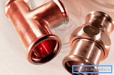 High copper alloy press fittings High copper alloy press fittings