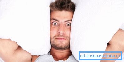 At high flow rates, water makes noise at fittings and diameter transitions. Hardly this noise will delight you at night. At high flow rates, water makes noise at fittings and diameter transitions. Hardly this noise will delight you at night.