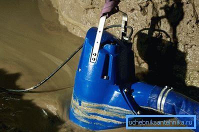 Drainage requires that the pump captures silt and sand. Drainage requires that the pump captures silt and sand.