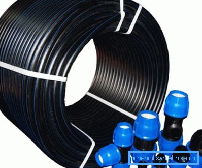 If necessary, wiring can be made of polyethylene pipes If necessary, wiring can be made of polyethylene pipes