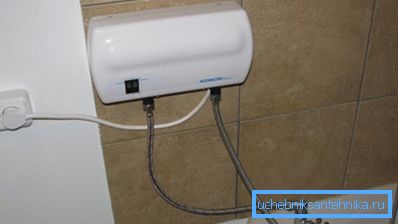 For fixed installation, it is more convenient to use a separate tap for connecting.