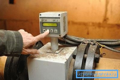 The device for heat metering in the basement The device for heat metering in the basement