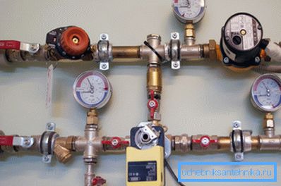 Instruments for monitoring the pressure in the system Instruments for monitoring the pressure in the system