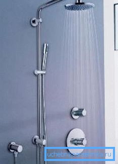 Sample shower system Sample shower system
