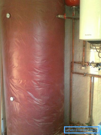 An example of a well-insulated tank An example of a well-insulated tank