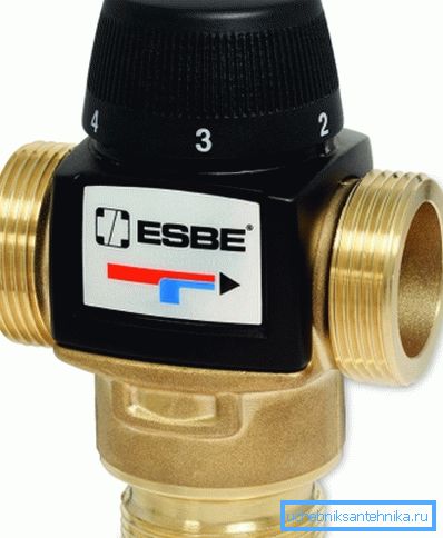 An example of a quality product with a thermostatic head. An example of a quality product with a thermostatic head.