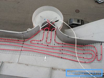 2797 Heating cable installation example