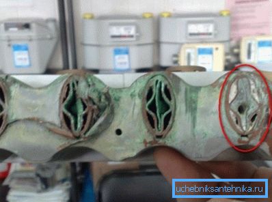 Example of a heat exchanger serviced Example of a heat exchanger serviced