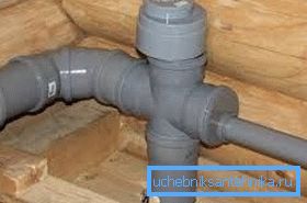 Example of mounted valve on the riser