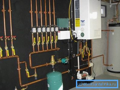 An example of sharing wall boiler and boiler An example of sharing wall boiler and boiler