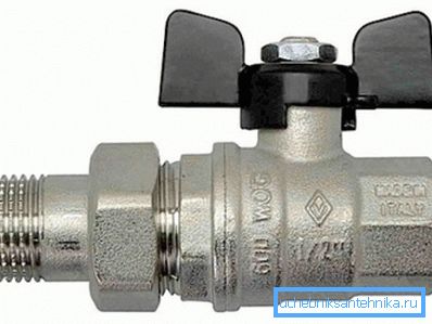 An example of how a ball valve looks like 3 8 inches (1/2 An example of how a ball valve looks like 3 8 inches (1/2