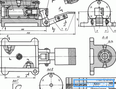An example of how the assembly drawing of a pneumatic crane differs from a conventional mixer circuit. An example of how the assembly drawing of a pneumatic crane differs from a conventional mixer circuit.