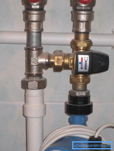 An example of the installation of the product. An example of the installation of the product.