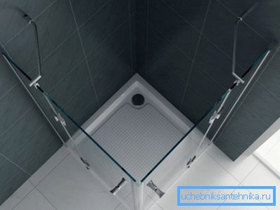 An example of the top mounting glass An example of the top mounting glass