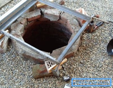 Fitting the well shaft