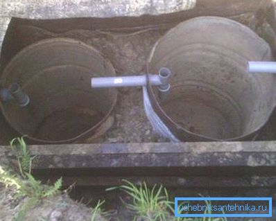 Primitive septic device Primitive septic device