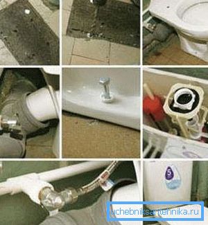 The principle of installation in photographs showing responsible moments The principle of installation in photographs showing responsible moments