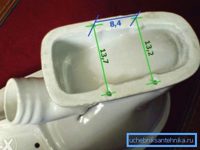 When purchasing such products, you should immediately pay attention to the attachment points, since under them you should make holes in the base or bury the landing pins