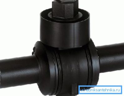 Welded polyethylene valve Welded polyethylene valve