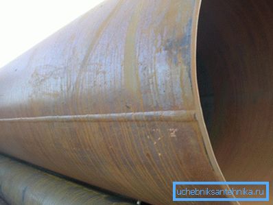 Longitudinal seam - vulnerable place of the high pressure pipeline. It accounts for 9 out of 10 gusts. Longitudinal seam - vulnerable place of the high pressure pipeline. It accounts for 9 out of 10 gusts.
