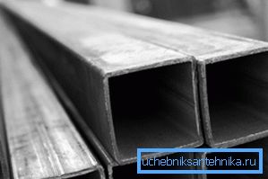 The profile tube with sharp corners is less malleable and has a certain tensile strength, after which it will not only bend, but may break. The profile tube with sharp corners is less malleable and has a certain tensile strength, after which it will not only bend, but may break.