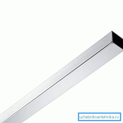 Profile tube section 25x25 mm Profile tube section 25x25 mm