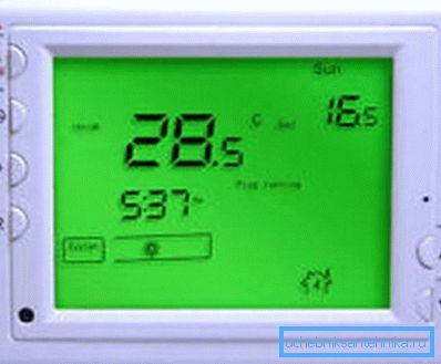 Programmable cylinder thermostat