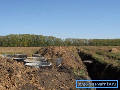 Laying highway cold water supply in undeveloped areas. Laying highway cold water supply in undeveloped areas.