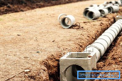 Storm sewer pipe laying Storm sewer pipe laying