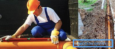 Laying external channels