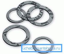 Gaskets for laying between sections