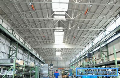 Industrial radiant heating warehouse Industrial radiant heating warehouse