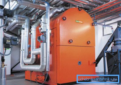 Industrial fire-tube boiler. Industrial fire-tube boiler.